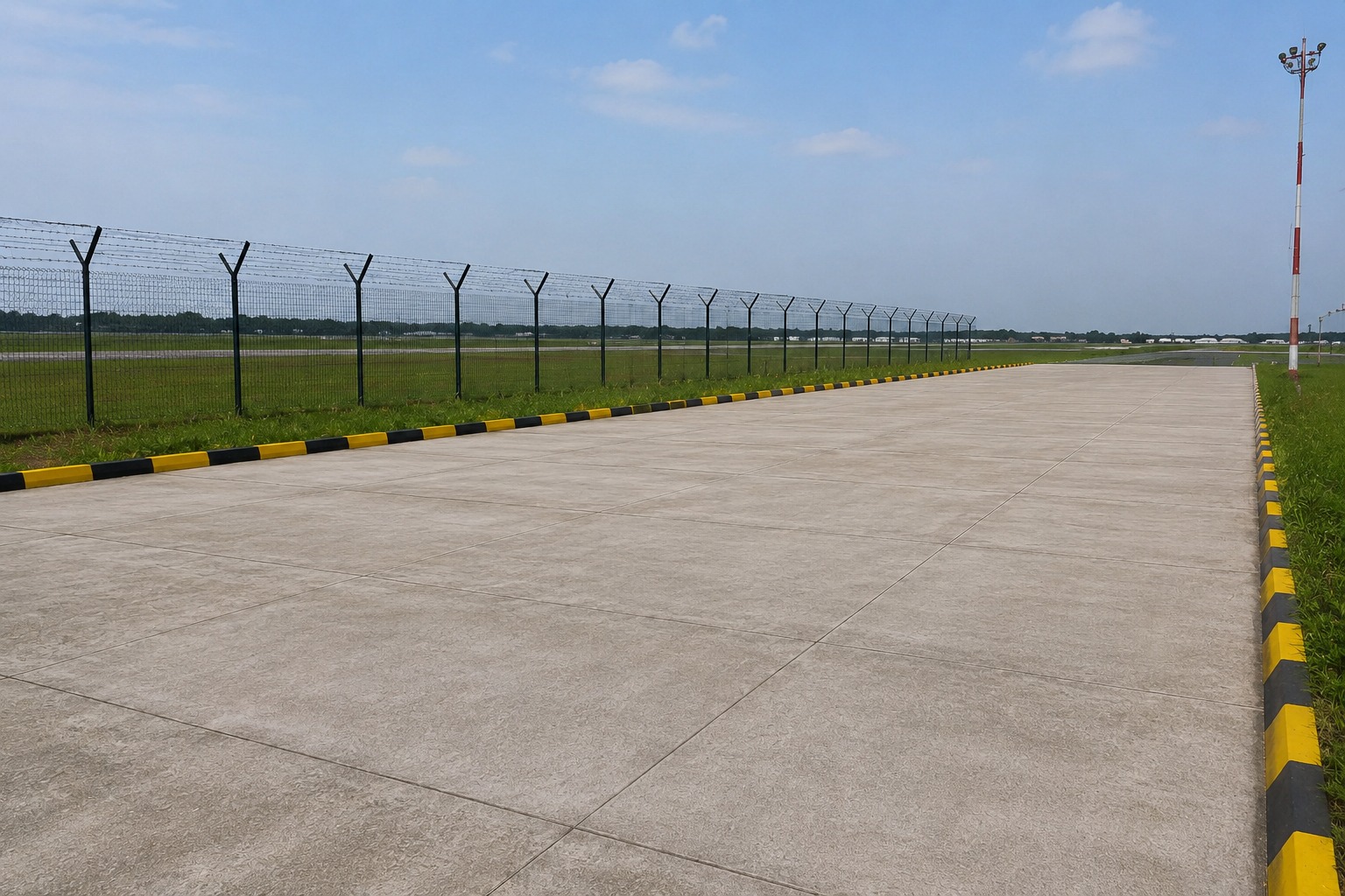 Construction of Rigid Surface and FOD Traps in Manoeuvring Area at Airforce Station